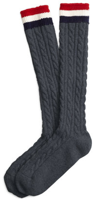 Brooks Brothers Cable Knit Socks