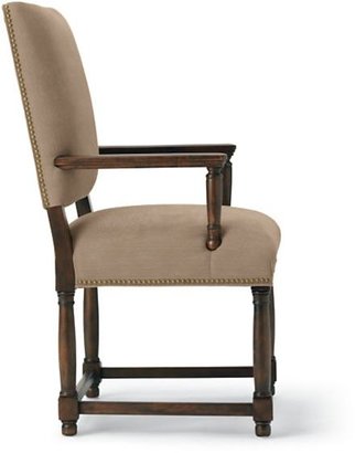 Restoration Hardware Empire Parsons Upholstered Armchair - Chenille Faille - Limited Quantities