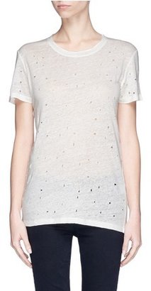 Nobrand 'Clay' distressed linen T-shirt