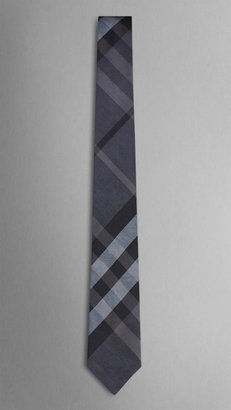 Burberry Tonal Check Silk Tie