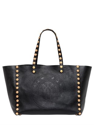 Valentino Gryphon Studded Leather Tote Bag