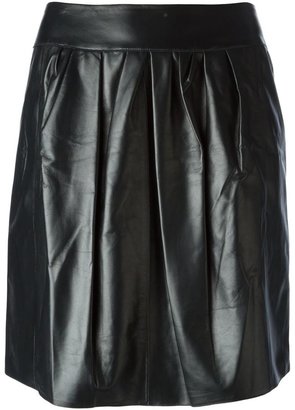 Nina Ricci pleated front mini skirt
