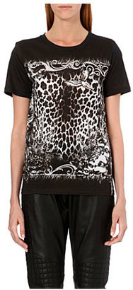 Balmain Animal-print jersey t-shirt