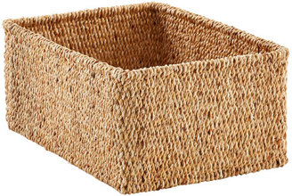 Container Store Small Sonoma Water Hyacinth Bin Natural