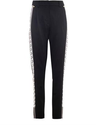 Versace ANTHONY VACCARELLO X VERSUS Printed wool-crepe trousers