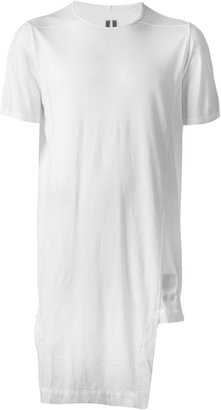 Rick Owens asymmetric long T-shirt