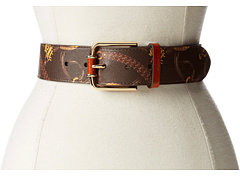 Lauren Ralph Lauren 1 3/4" Belt w/ Leather Wrapped Roller Buckle