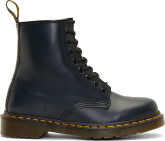 Dr. Martens Navy Leather 8-Eye 1460 Boots