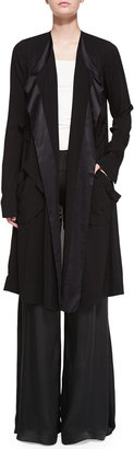 Donna Karan Fluid Drape Pocket Coat