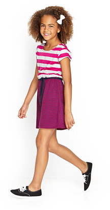 Forever 21 girls Striped Combo Dress (Kids)