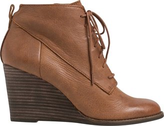 Lucky Yoanna Lace Up Wedge Bootie