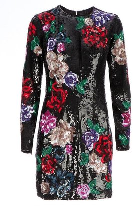 Murad Zuhair floral sequinned dress