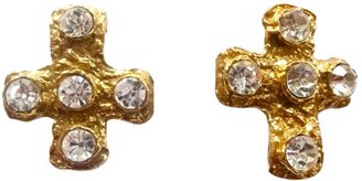 Christian Lacroix Gold Metal Earrings