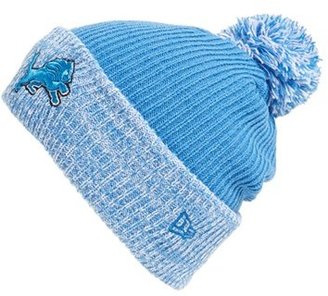 New Era Cap 'Flurry Frost - NFL Detroit Lions' Pom Knit Cap