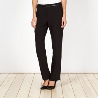 Ben de Lisi Principles by Designer black zipped straight leg trousers