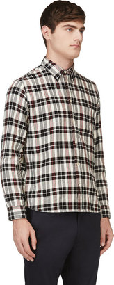 Paul Smith Off-White Plaid Button-Up Shirt
