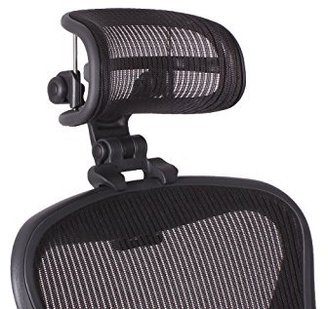 Headrest for Herman Miller Aeron Chair - H3 Carbon by Engineered Now