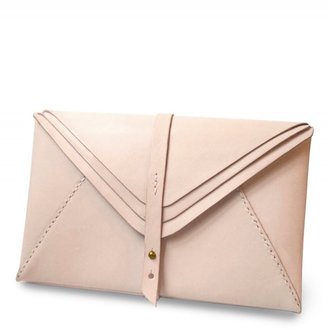 HarLex Nude Leather Multi-Envelope Clutch