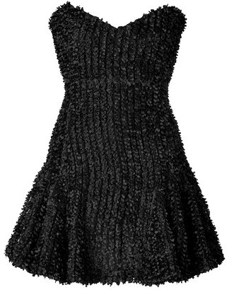 DSquared 1090 DSQUARED2 Textured Strapless Dress