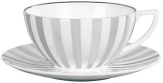 Jasper Conran Platinum Stripe Tea Saucer
