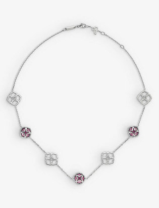 Chopard Women's Imperiale 18ct White-Gold And Amethyst Necklace
