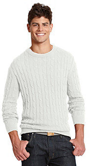 John Bartlett Consensus Men's Cable Crewneck Sweater