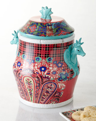 Folklore Holiday Cookie Jar