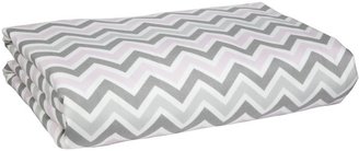 New Arrivals Inc. New Arrivals Twin Coverlet Peace, Love & Pink - Pink/ Gray