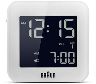 Braun Digital Travel Clock, White