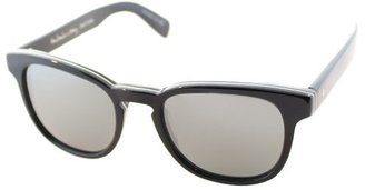 Paul Smith Hadrian Sun PM 8230SU 1424/6G Black Deluxe Onyx Stripe Plastic Sunglasses Silver Mirror Lens