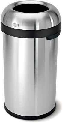 Simplehuman Brushed Stainless Steel 60 Liter Open Trash Can