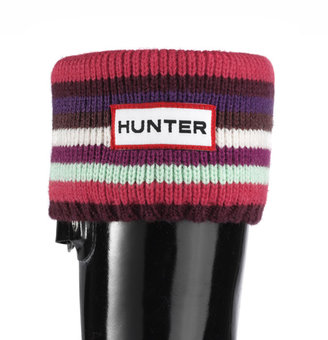 Hunter Kids' Striped Welly Socks