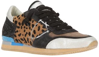 Philippe Model leopard printed trainer