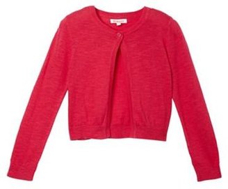 Bluezoo Girls pink knitted cardigan