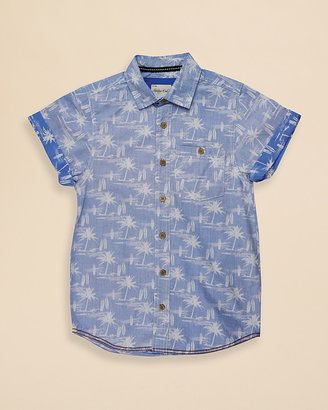 Sovereign Code Boys' Palm Tree Print Button Down Shirt - Sizes 2-7