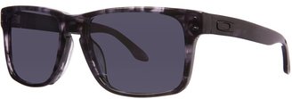 Oakley Men black iridium rectangle sunglasses
