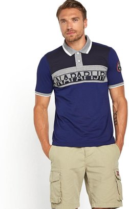 Napapijri Mens Escure Branded Polo Shirt