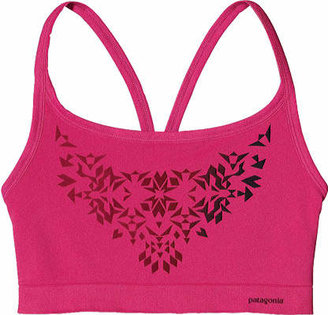 Patagonia Women's Active Mesh Bra - Ombre Stencil/Radiant Magenta Athletic Clothing