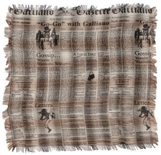 John Galliano Square scarf