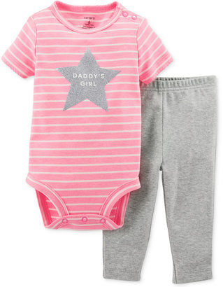 Carter's Baby Girls' 2-Piece Bodysuit & Pants Set