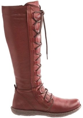 Børn Lecia Lace-Up Boots - Leather, Full Zip (For Women)