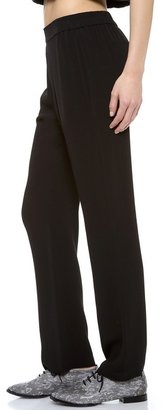 Alexander Wang T by Crepe Lightweight Track Pants