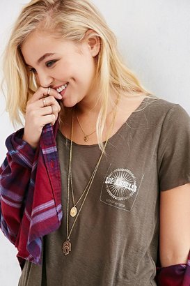 Urban Outfitters Project Social T Embroidered Los Angeles Tee Shirt