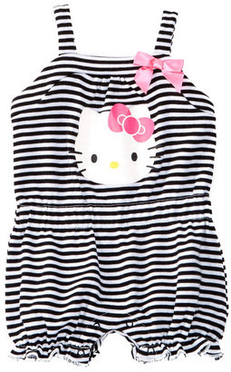 Hello Kitty Glitter Stripe Romper (Baby Girls)