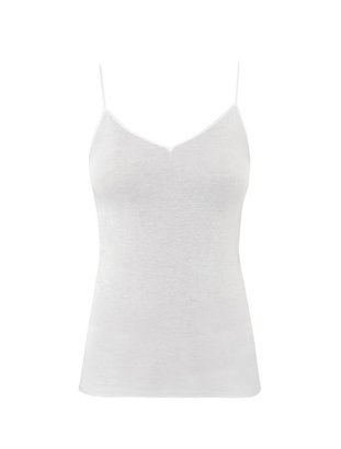 Hanro Seamless Cotton-jersey Cami Top - White