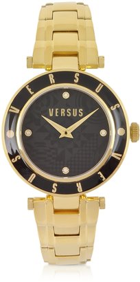 Versace Versus  Logo Golden Stainless Steel Women's Watch