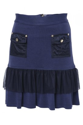 Luella Hamish Navy Pocket Skirt