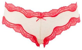 Charlotte Russe Contrast Lace Cheeky Panties