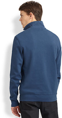 Burberry Half-Zip Jersey Pullover