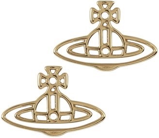Vivienne Westwood Thin Lines palladium plated earrings